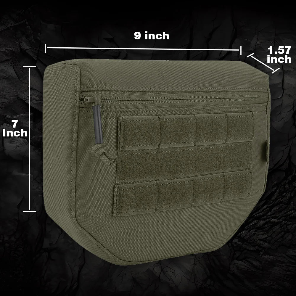 KRYDEX 500D Tactical Drop Dump Pouch Fanny Pack Organizer Bag Front Pocket for Plate Carriers