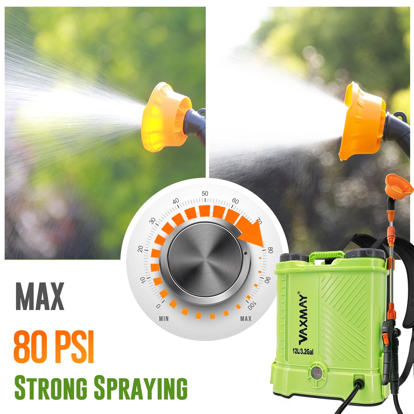 Garden Pesticide Sprayer Automatic Knapsack Power Sprayer 12L for Garden Battery Backpack Sprayer