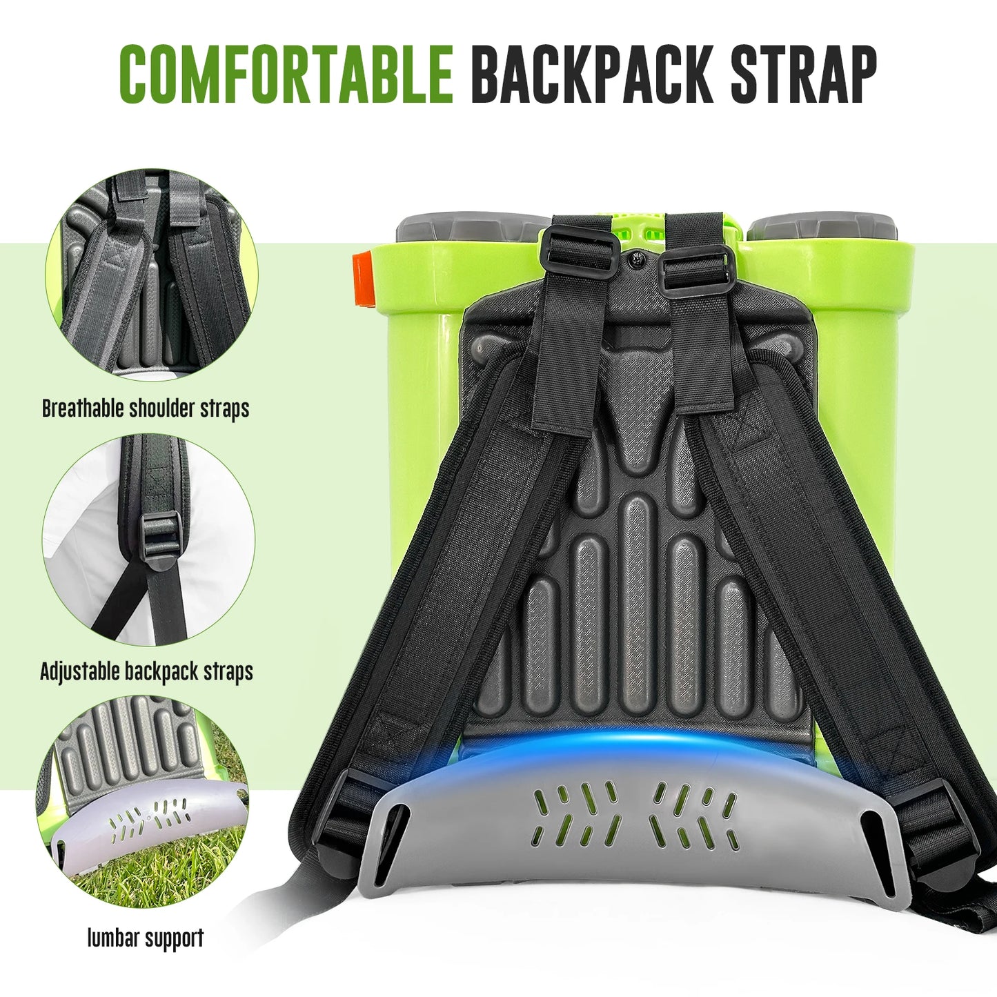 Garden Pesticide Sprayer Automatic Knapsack Power Sprayer 12L for Garden Battery Backpack Sprayer