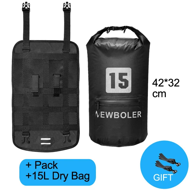 NEWBOLER Bicycle Bag Waterproof Bikepacking Handlebar Bag 20L MTB Road Cycling Frame Trunk