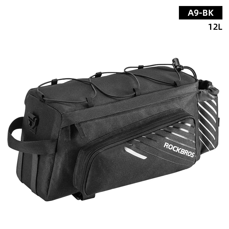 ROCKBROS Bicycle Seat Bags Cycling Rear Backpack Trunk MTB Cycle Travel Bag Large Capacity Outdoors Sport Bike Pannier