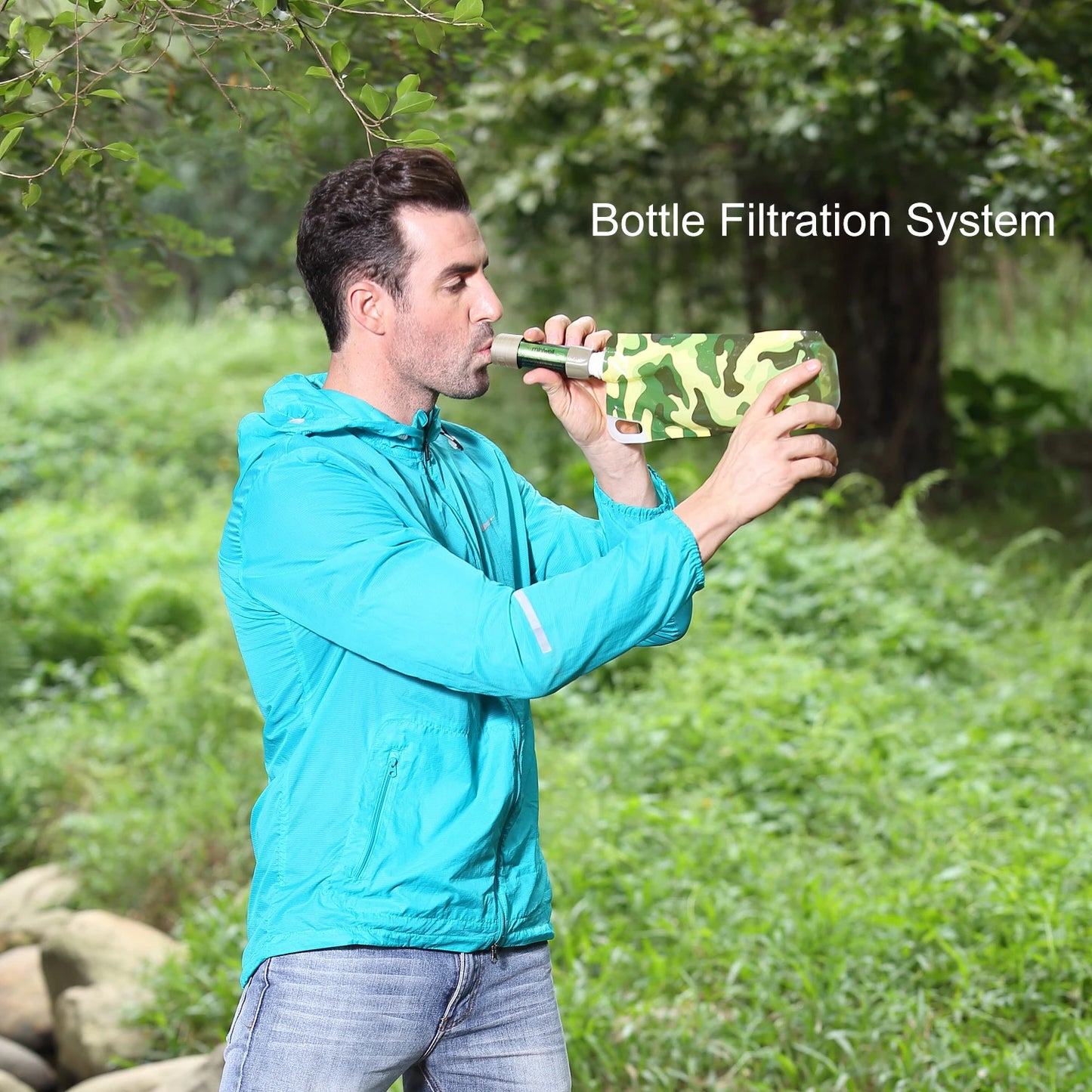 Miniwell L630 personal camping straw water filter survival equipment for drinking water