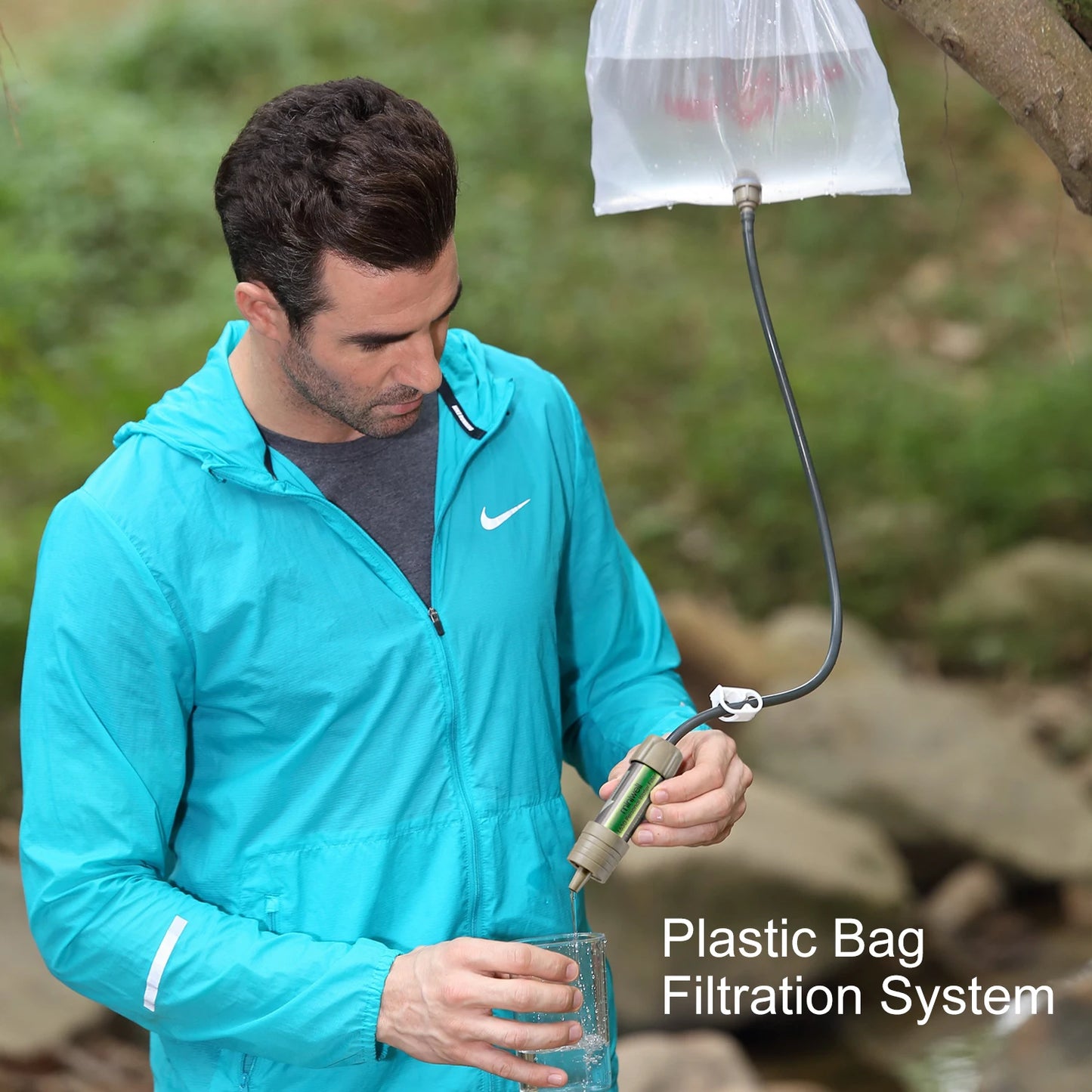 Miniwell L630 personal camping straw water filter survival equipment for drinking water