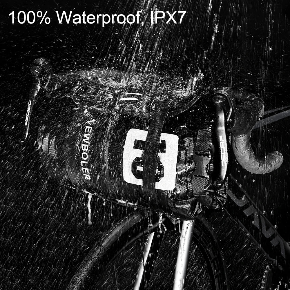 NEWBOLER Bicycle Bag Waterproof Bikepacking Handlebar Bag 20L MTB Road Cycling Frame Trunk