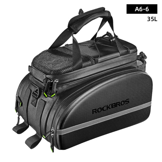 ROCKBROS Bicycle Seat Bags Cycling Rear Backpack Trunk MTB Cycle Travel Bag Large Capacity Outdoors Sport Bike Pannier