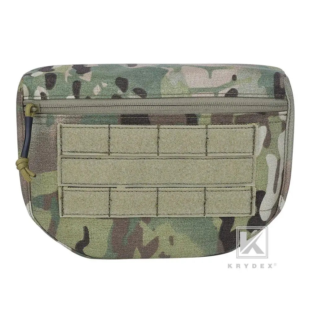 KRYDEX 500D Tactical Drop Dump Pouch Fanny Pack Organizer Bag Front Pocket for Plate Carriers