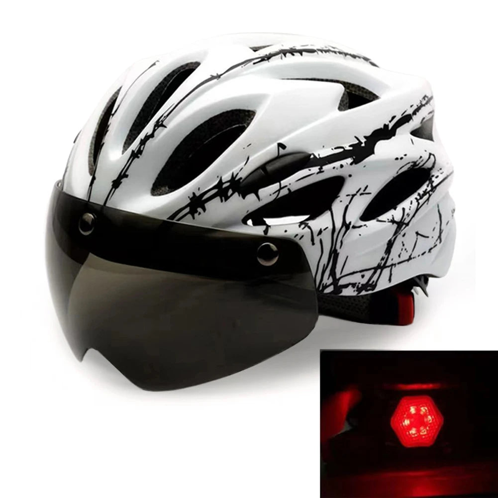 Bikeboy MTB Bike Helmet for Men and Women Adjustable Mountain Road Cycling Safety Cap with Soft Pad Accessories