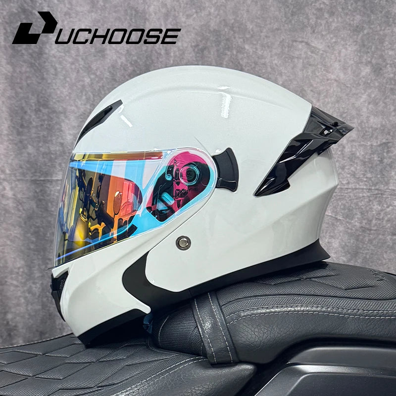 High Quality DOT Motorcycle Helmet Four Seasons Motocross Racing Modular Flip Up Casco Moto Unisex Off Road Helmet