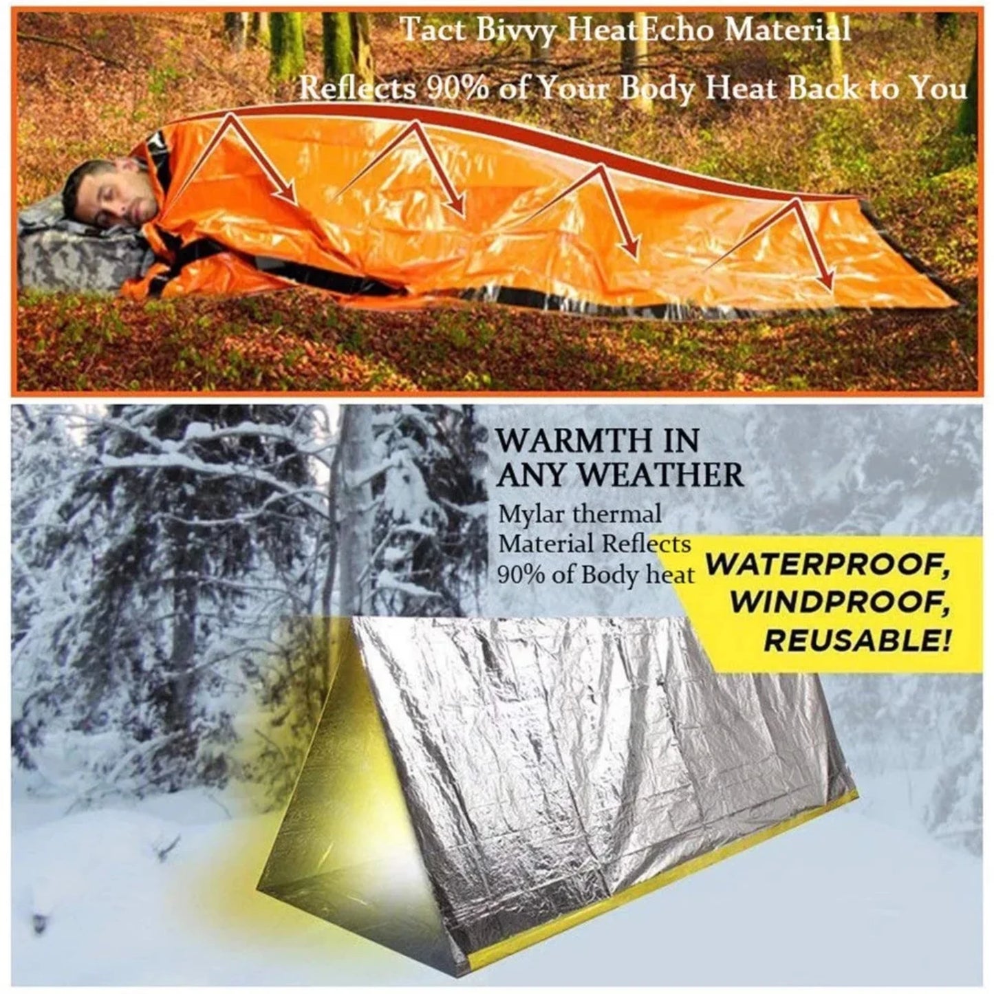 Portable Waterproof Emergency Survival Sleeping Gear