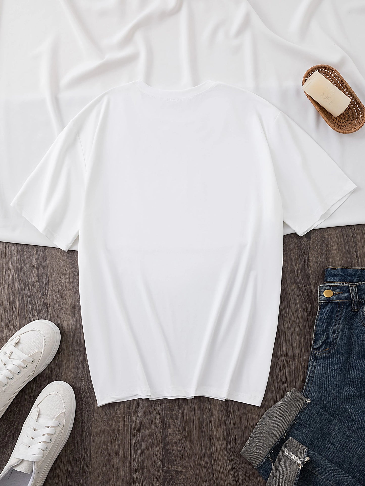 Plus Size Ombre MOM GRANDMA Print T-shirt, Short Sleeve Crew Neck Casual Top For Summer & Spring, Women's Plus Size Clothing