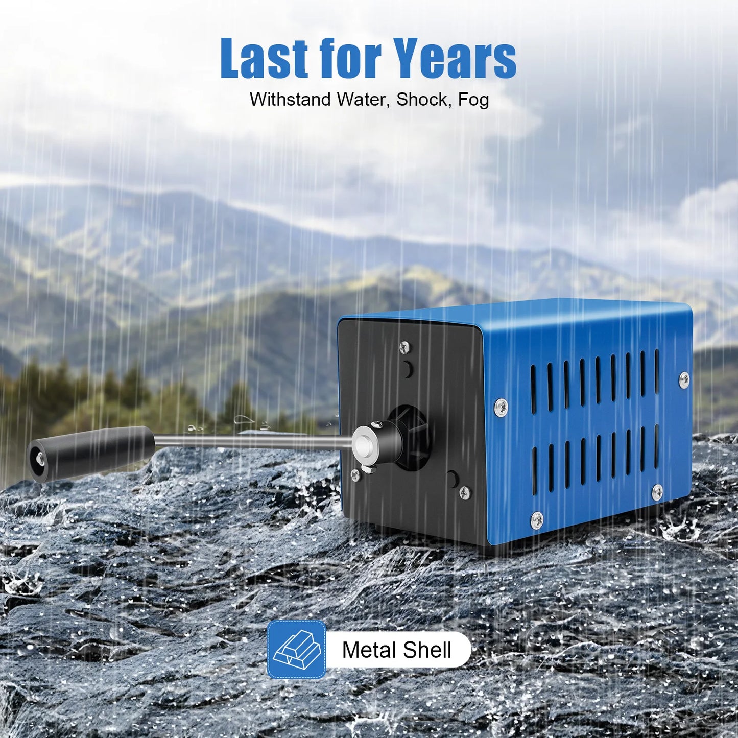 20W Hand Crank Generator, High Power Portable Emergency USB Charger for Outdoor Travel Camping Hiking Survival Activities 28V