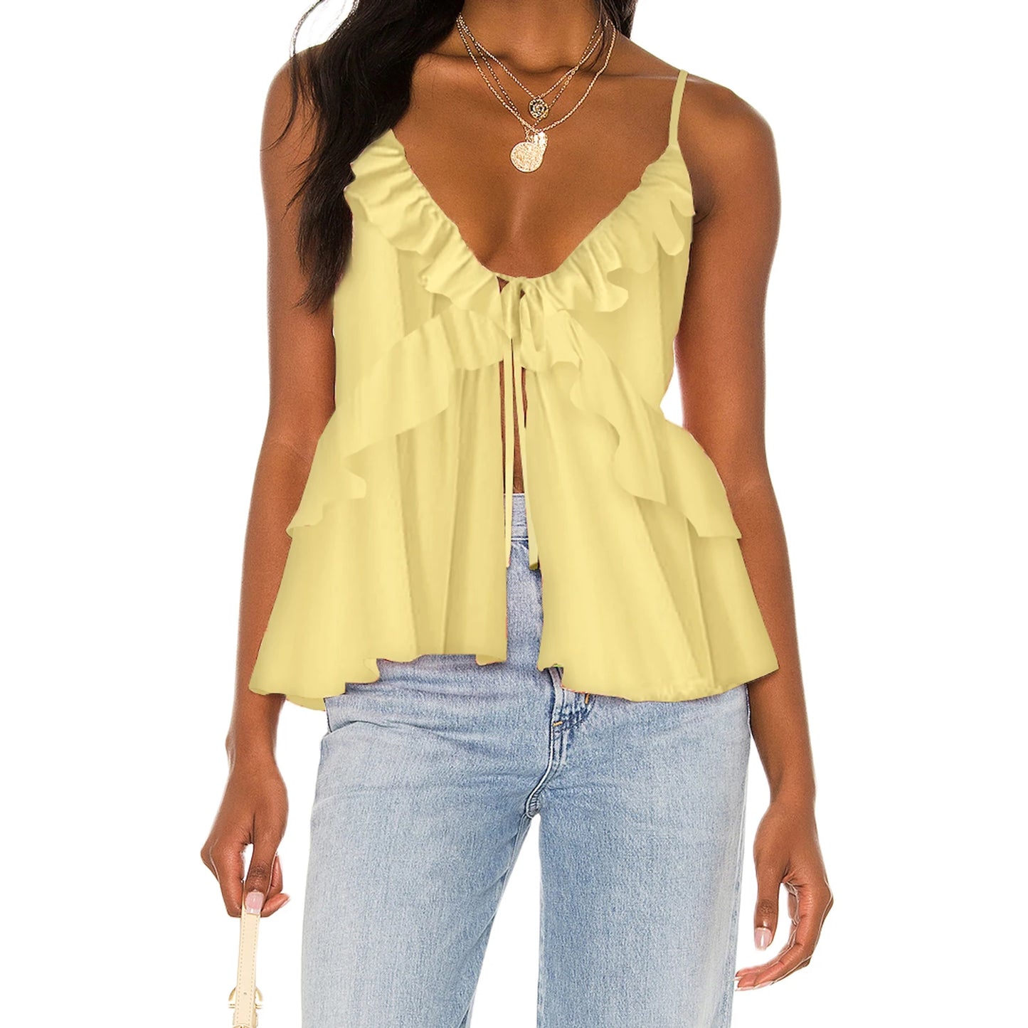 Women s Floral Print Spaghetti Strap Tank Top Sleeveless Camisole Casual Summer Fashion Streetwear Tops for Ladies