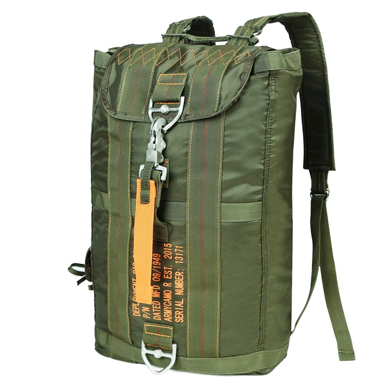 Durable All-purpose Backpack Lightweight Carryall Parachute Bag For Outdoor Hunting Trips Hiking School Carry Adventures