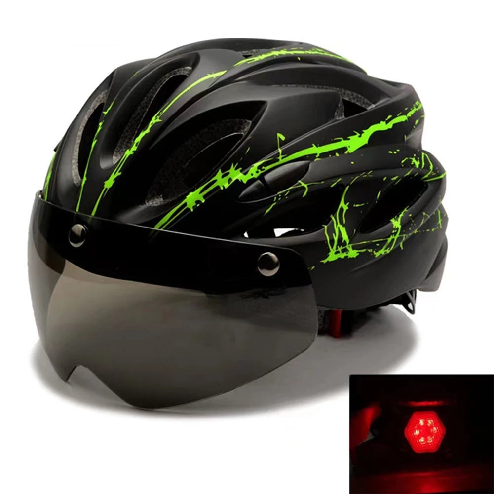 Bikeboy MTB Bike Helmet for Men and Women Adjustable Mountain Road Cycling Safety Cap with Soft Pad Accessories
