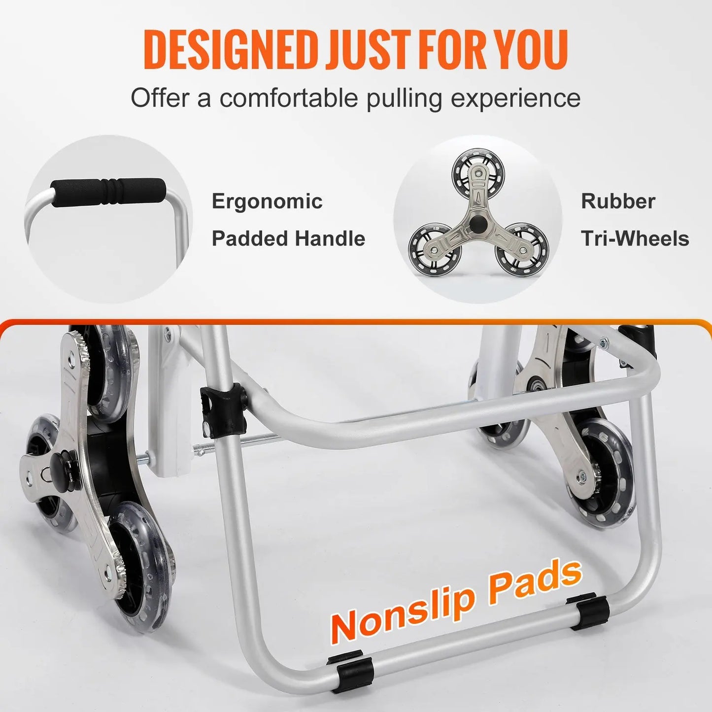 Pet Stroller 3 in 1, Folding Lightweight Dog Stroller with Detachable Carrier & Storage Basket