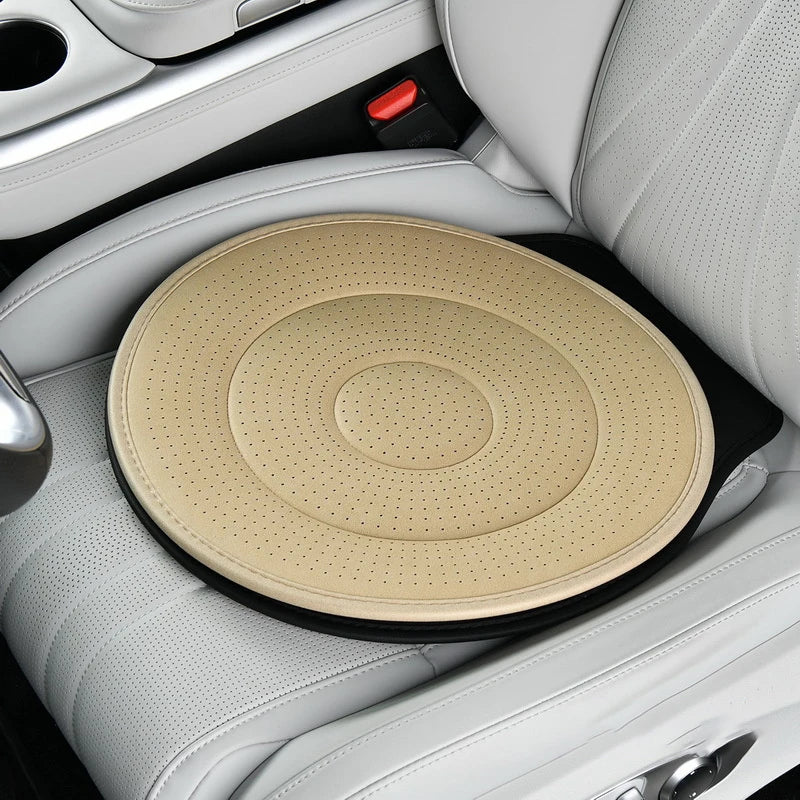 360° Rotating Car Seat Cooling Cushion Rotation Auto Memory Foam Pad Mat For Elderly Pregnant Women Truck Vehicles Accessories