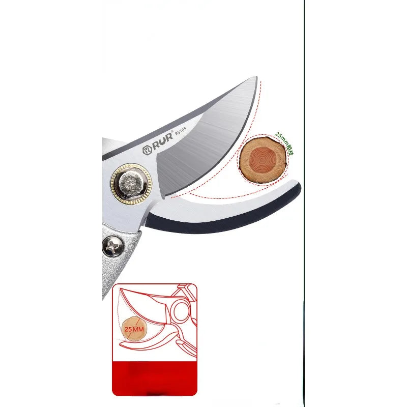 SK5 Pruning Scissors Grafting Tool Gardener Scissor Secateurs Stainless Steel Floral Fruit Tree