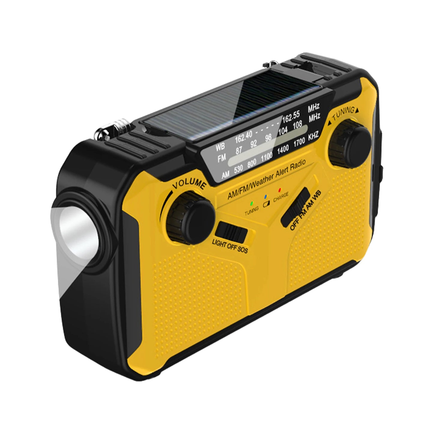 3000mAh Emergency Radio Solar Hand Crank Emergency Radio