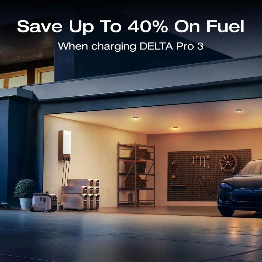 3200W DC Fast Charging Dual Fuel Smart Generator with LPG and Gas Support