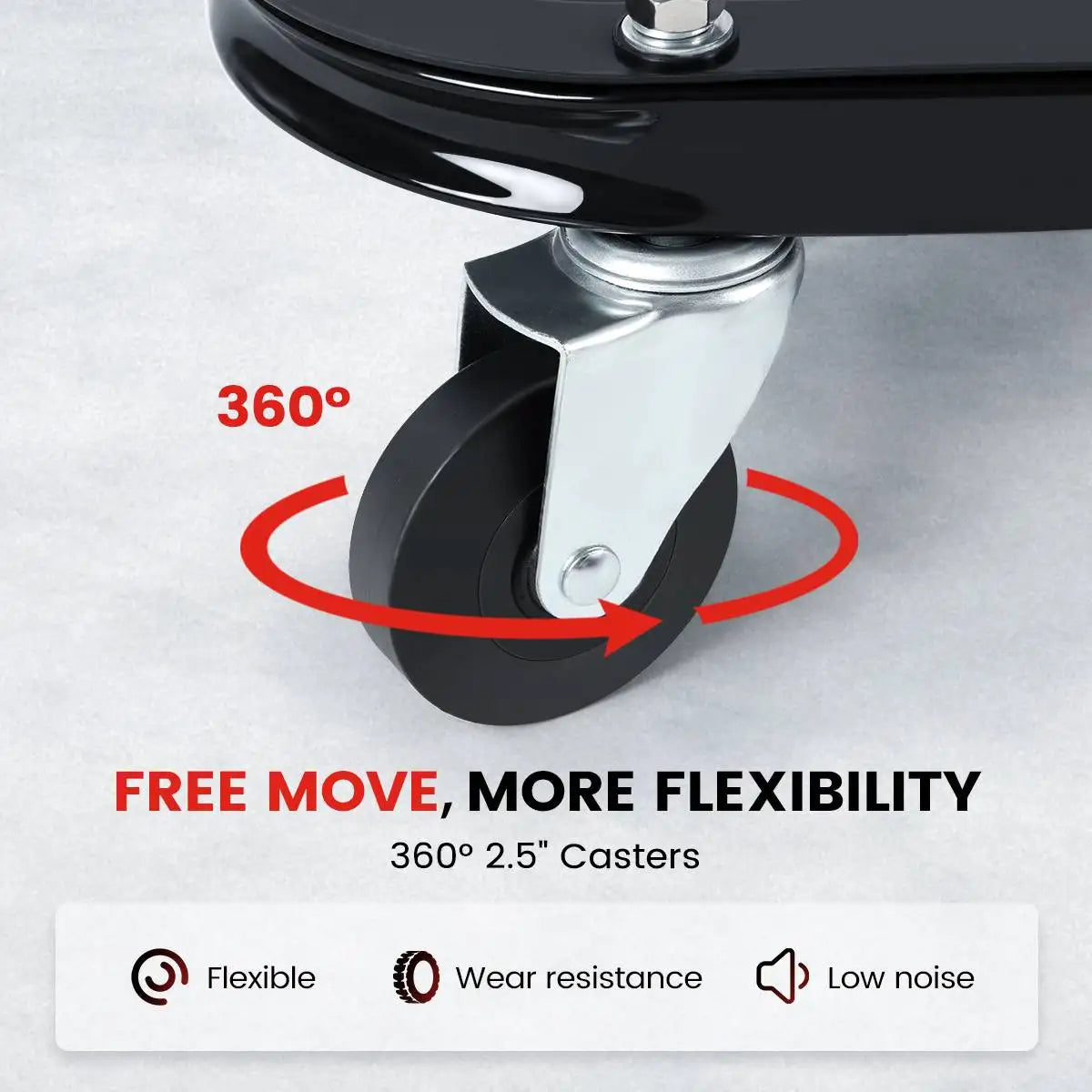 Mechanic Stool 120kg Load Rolling Pneumatic Creeper Garage/Shop Seat Padded Rolling Workshop Stool for Garage Auto Repair