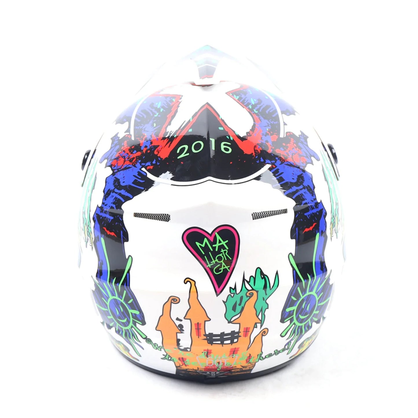 Well Vented Unisex Motocross Helmet DOT Certified For ATV MX BMX Dirt Bike Racing Off Road Impact Resistance