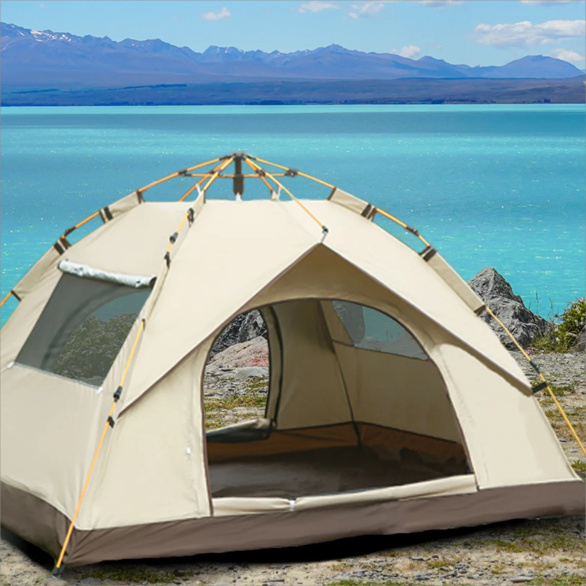 Outdoor shelter Sunshade Self-driving Travel Camping Tent Reactive outdoor Camping tent