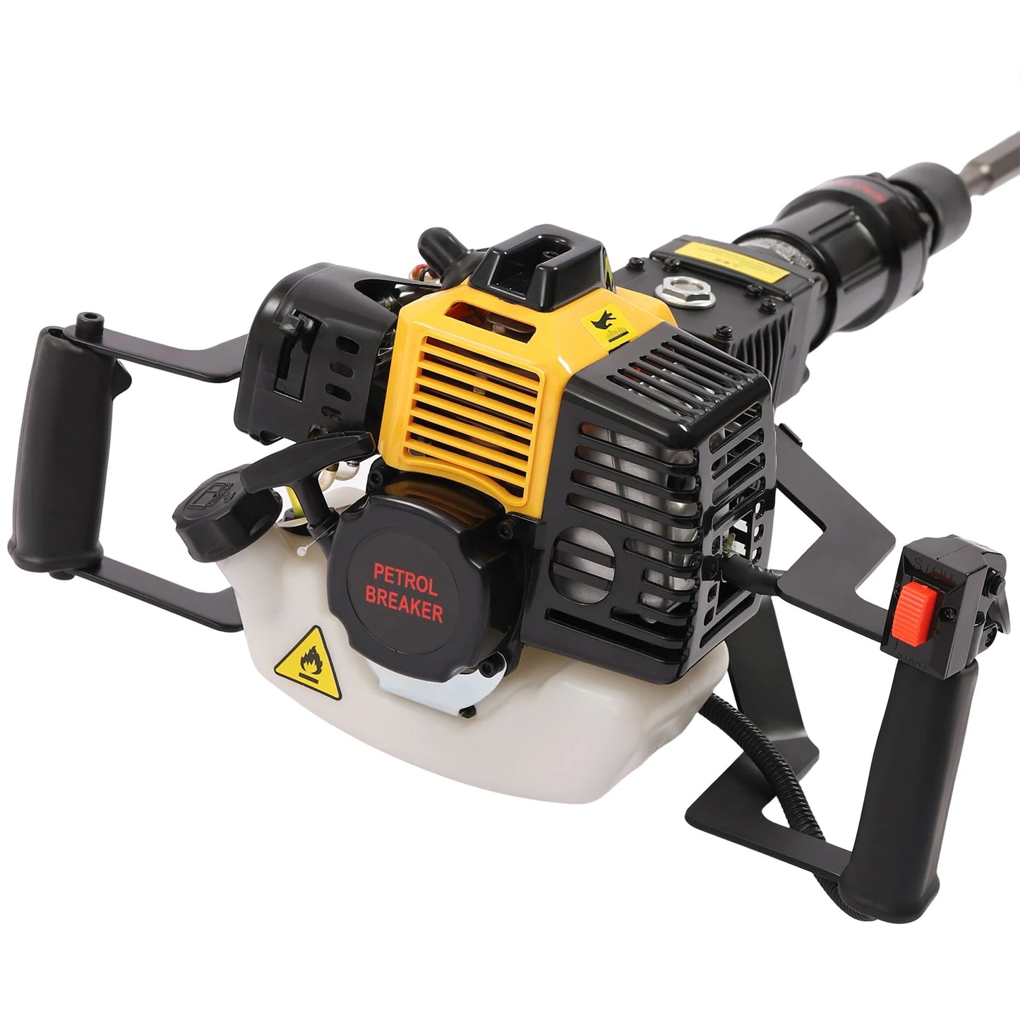 2-Stroke 52cc Portable Garden Tree Digging Machine with Shovel 6500r/min