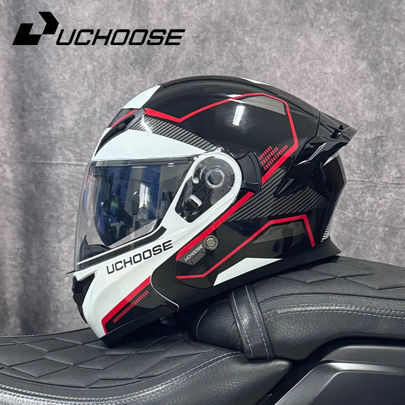 High Quality DOT Motorcycle Helmet Four Seasons Motocross Racing Modular Flip Up Casco Moto Unisex Off Road Helmet
