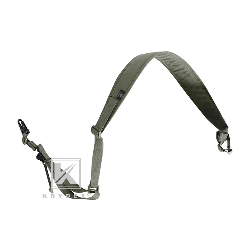 KRYDEX Tactical Sling Modular Gun Strap Slingster Removable 2 Point 1 Point 2.25" Padded Sling Shooting Hunting Accessories
