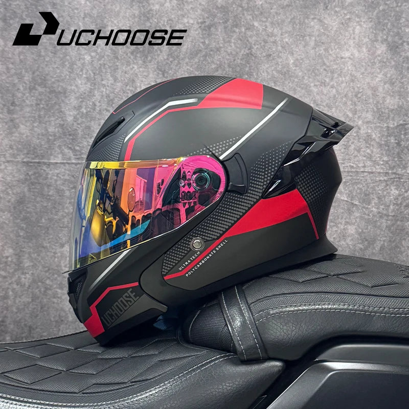 High Quality DOT Motorcycle Helmet Four Seasons Motocross Racing Modular Flip Up Casco Moto Unisex Off Road Helmet