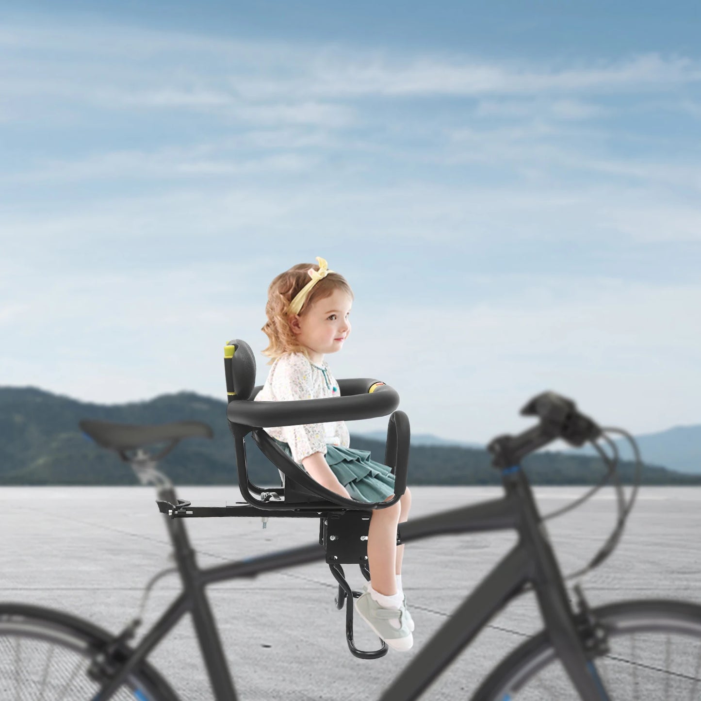 Portable Front Mountain Bike Seats Bicycle Child Seat Baby Bike Seat Applicable 8 Months-6 Years Old