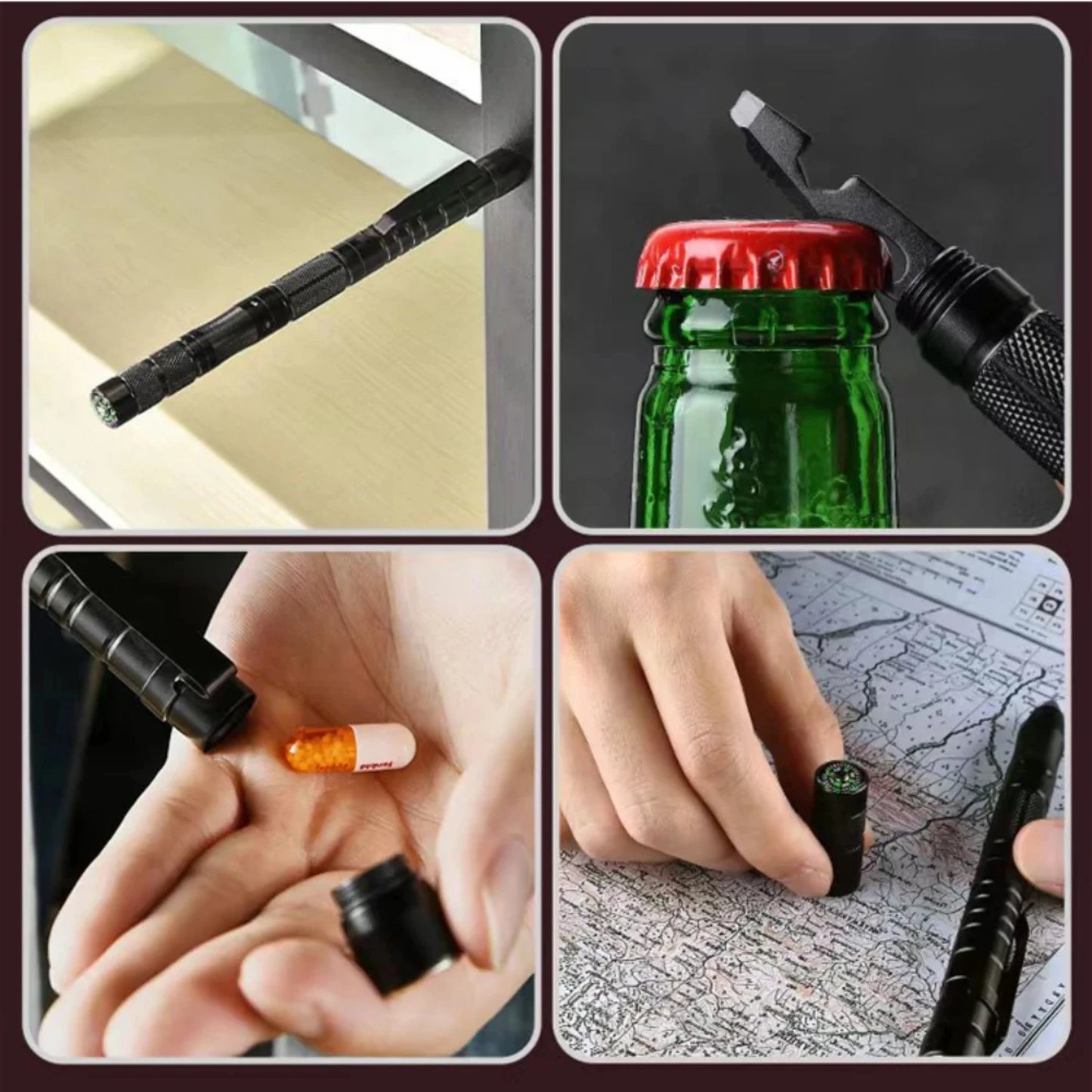 Multifunctional Outdoor Tactical Pen, Survival Gear, , Rescue Supplies