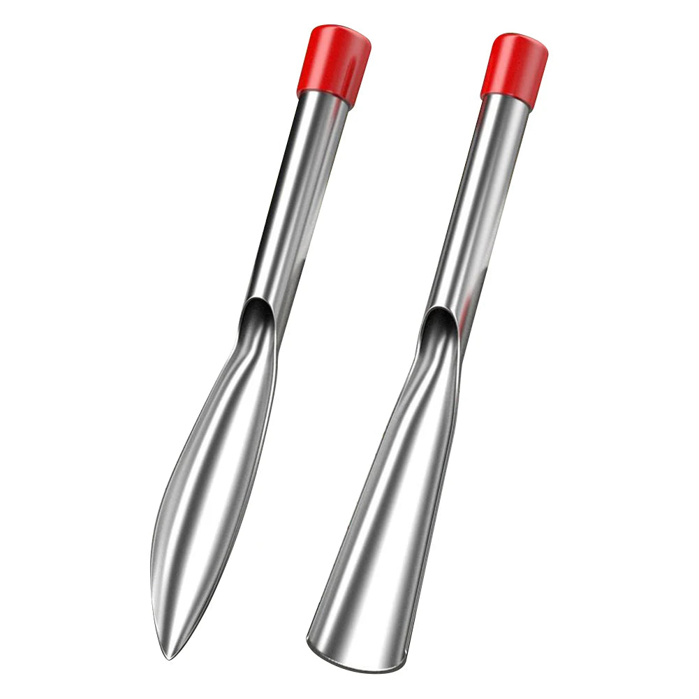 2 Pcs Gardening Tool Set Transplanting Small Shovel Stainless Steel Spade Shovel Rake