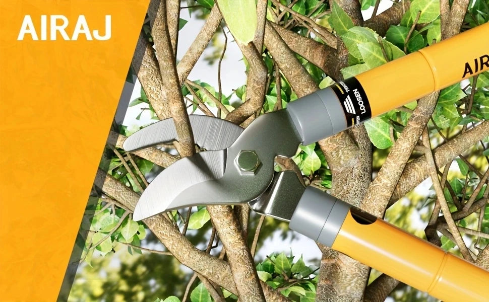 Hedge Shears, Pruning Shears with Telescopic Handles,Extendable Heavy-Duty Branch Cutters