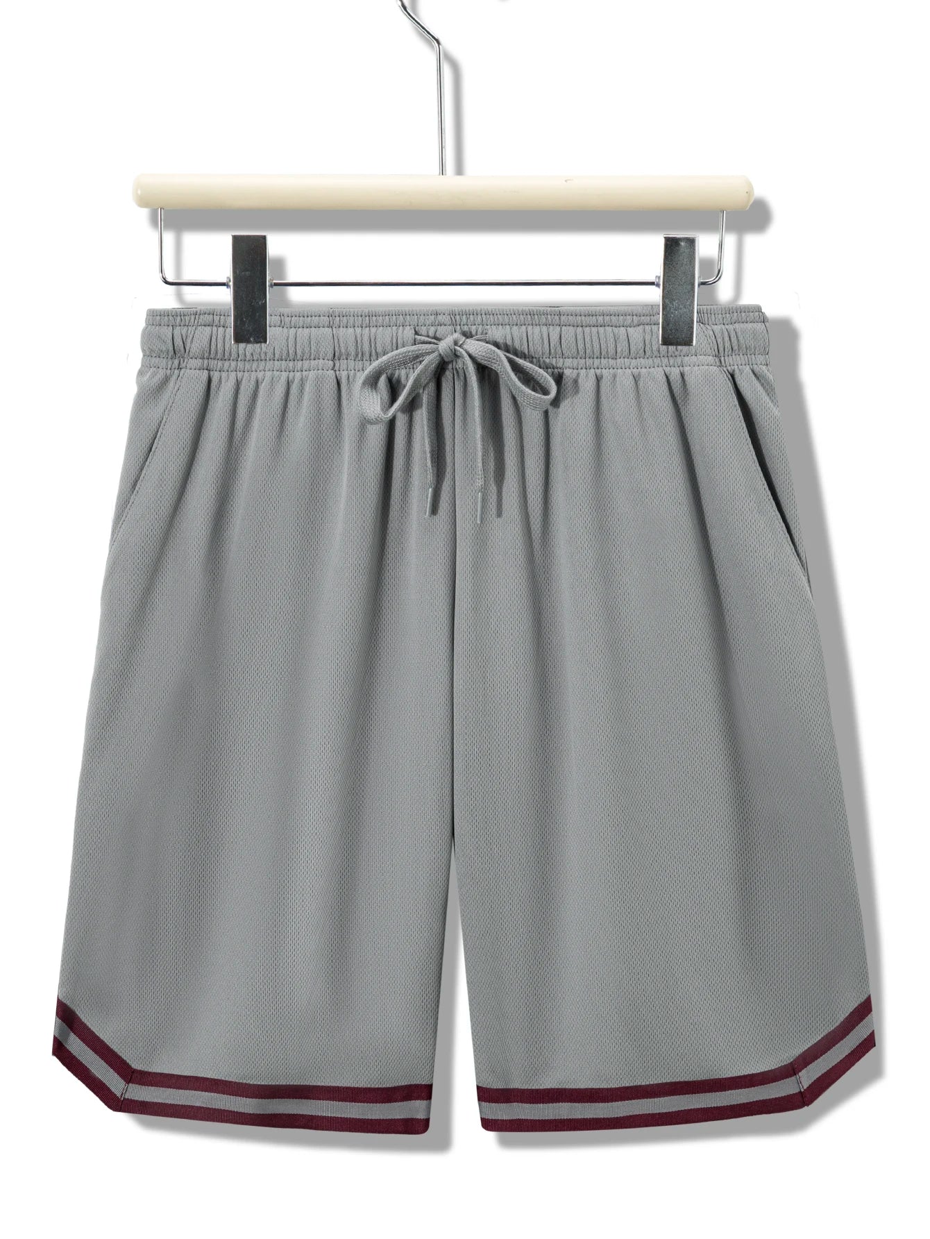 4-piece men's sports basketball shorts made of moisture wicking fabric with drawstring waist and pockets loose summer sportswear