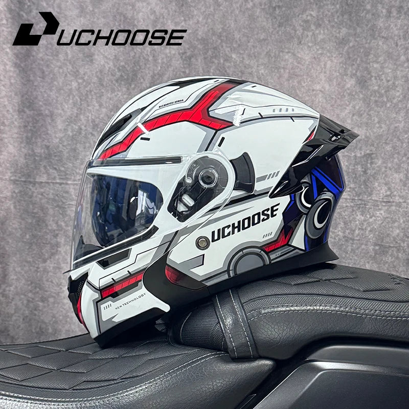 High Quality DOT Motorcycle Helmet Four Seasons Motocross Racing Modular Flip Up Casco Moto Unisex Off Road Helmet
