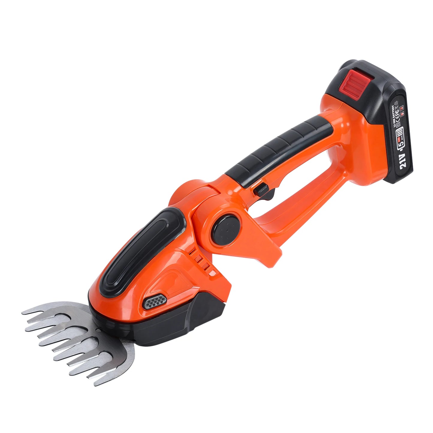 2 in 1 Mini Hedge Trimmer & Grass Shears, Handheld Electric Grass Trimmer