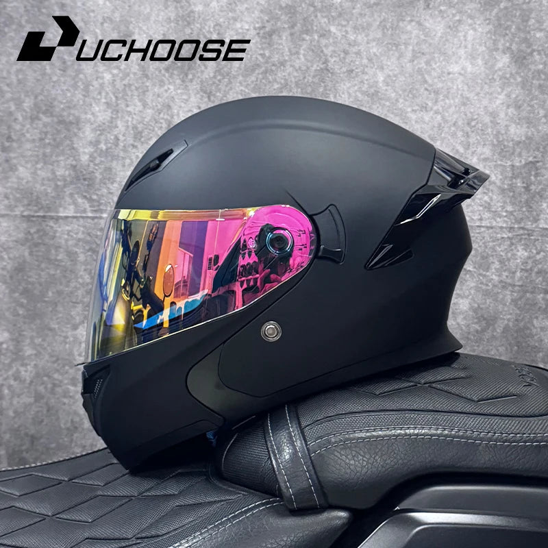 High Quality DOT Motorcycle Helmet Four Seasons Motocross Racing Modular Flip Up Casco Moto Unisex Off Road Helmet