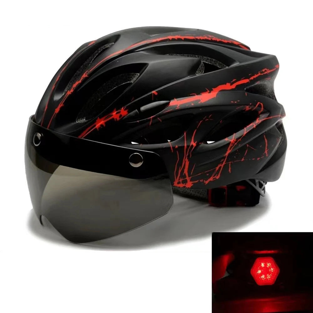Bikeboy MTB Bike Helmet for Men and Women Adjustable Mountain Road Cycling Safety Cap with Soft Pad Accessories