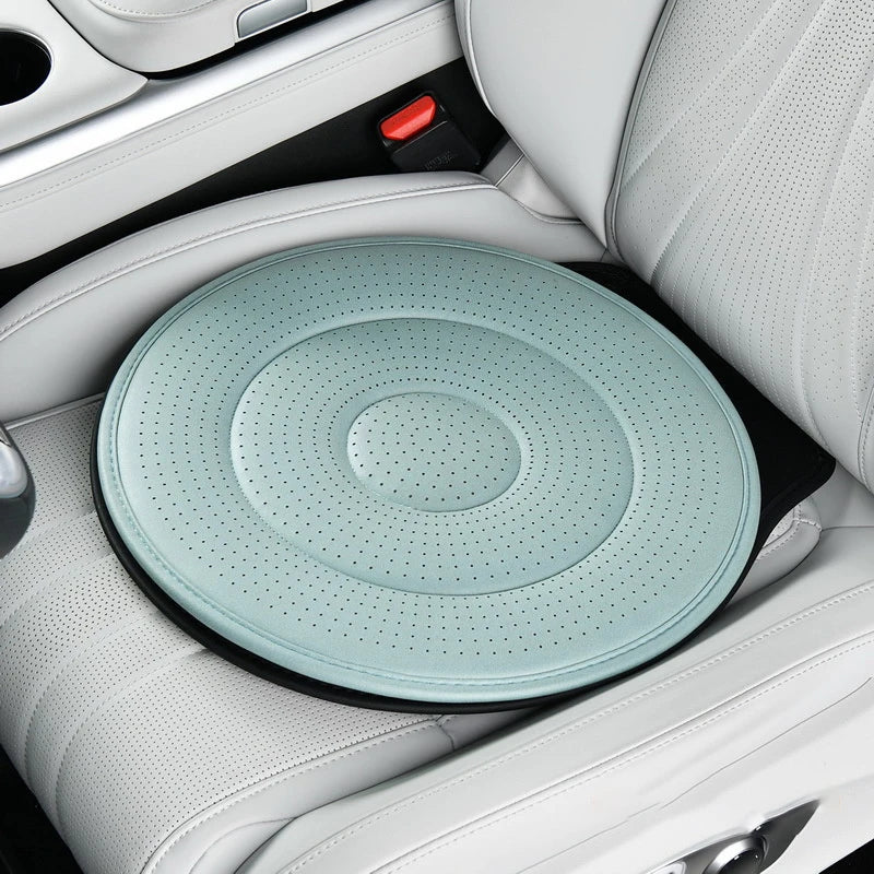 360° Rotating Car Seat Cooling Cushion Rotation Auto Memory Foam Pad Mat For Elderly Pregnant Women Truck Vehicles Accessories