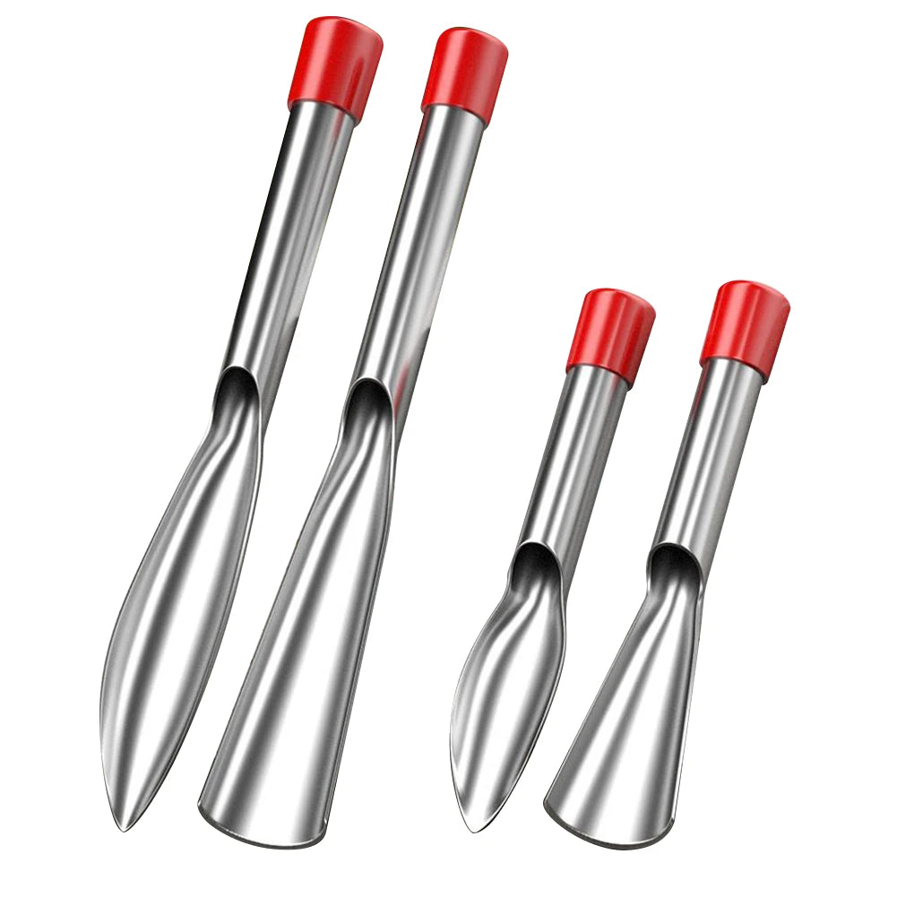 2 Pcs Gardening Tool Set Transplanting Small Shovel Stainless Steel Spade Shovel Rake