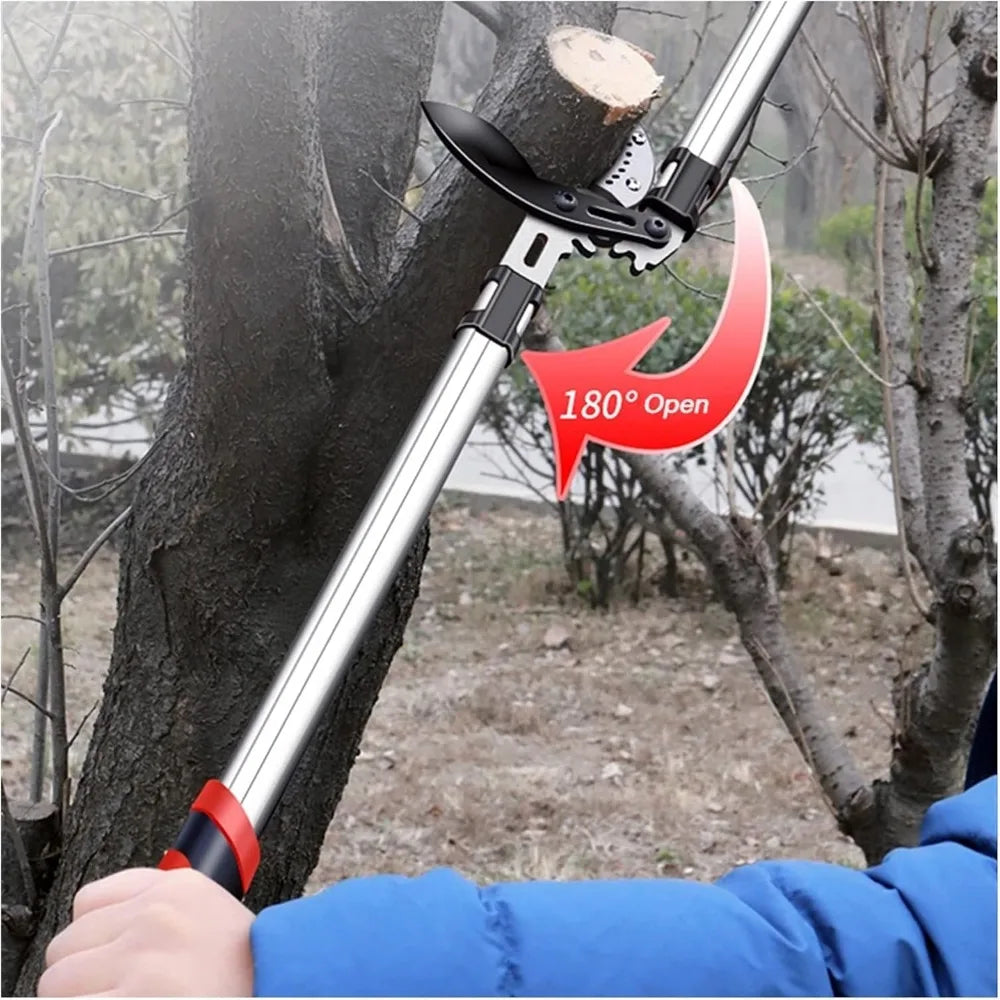 Retractable Long Pruning Shears | Hedge Anvil Shears Garden Tools, Branch Shears
