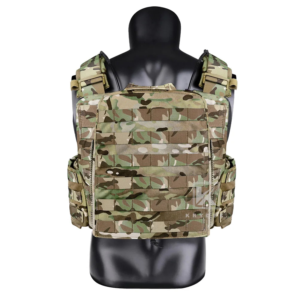 KRYDEX CPC Tactical Vest MOLLE Plate Carrier Heavy Duty Body Armor Camo Vest