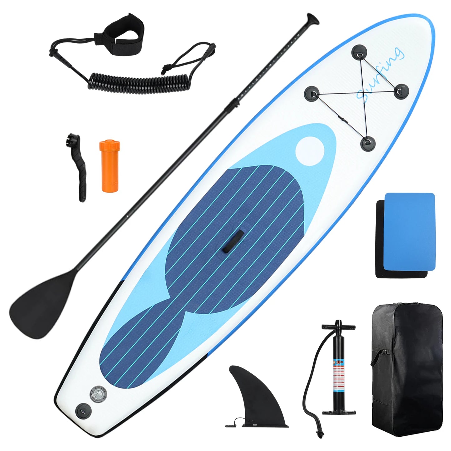 Inflatable Stand Up Paddle Board SUP Board Surfboard Kayak Water Sport Surf Set PaddleBoard