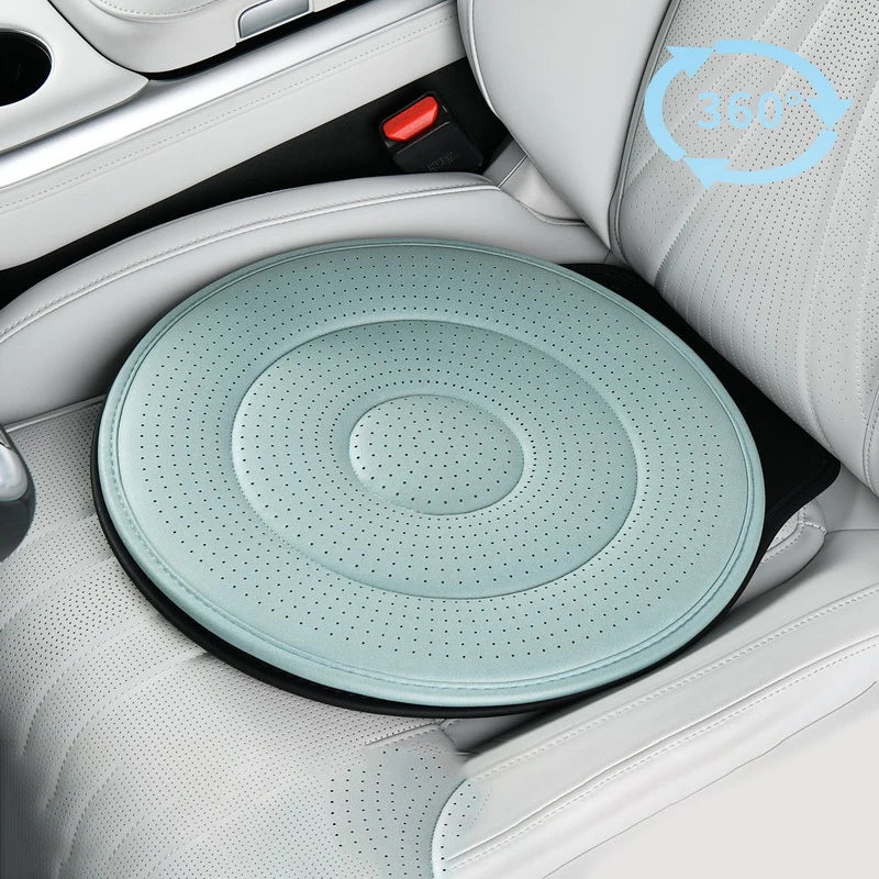 360° Rotating Car Seat Cooling Cushion Rotation Auto Memory Foam Pad Mat For Elderly Pregnant Women Truck Vehicles Accessories