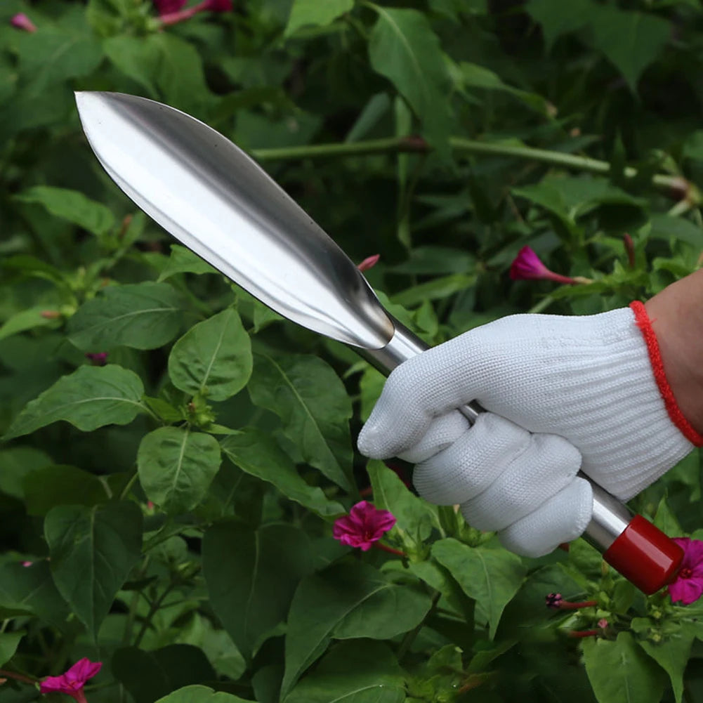 2 Pcs Gardening Tool Set Transplanting Small Shovel Stainless Steel Spade Shovel Rake