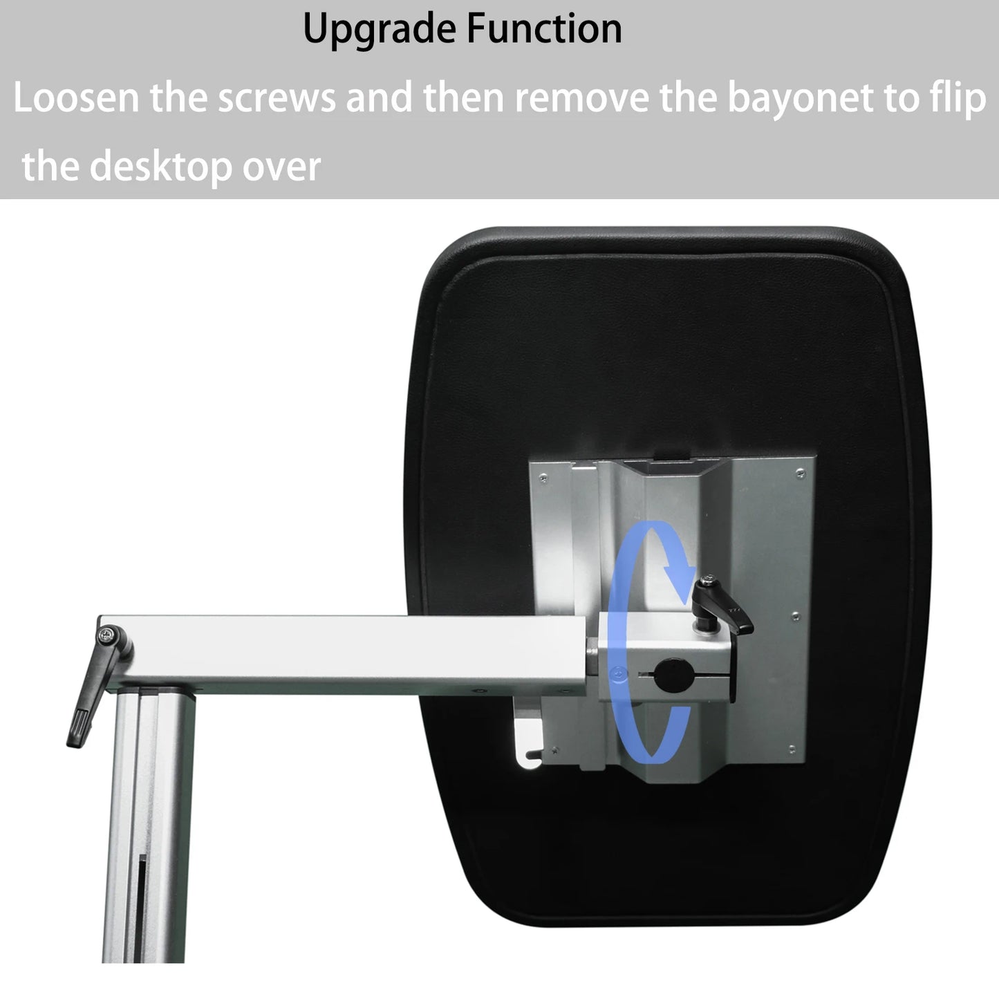 RV table leg design, wall-folding and 360° rotating high-quality aluminum alloy