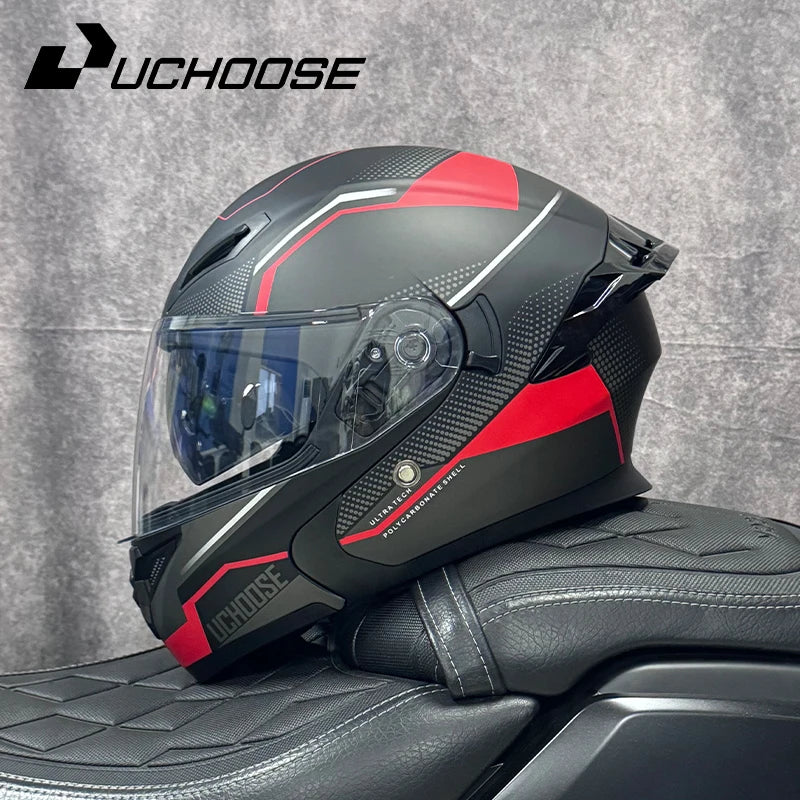 High Quality DOT Motorcycle Helmet Four Seasons Motocross Racing Modular Flip Up Casco Moto Unisex Off Road Helmet