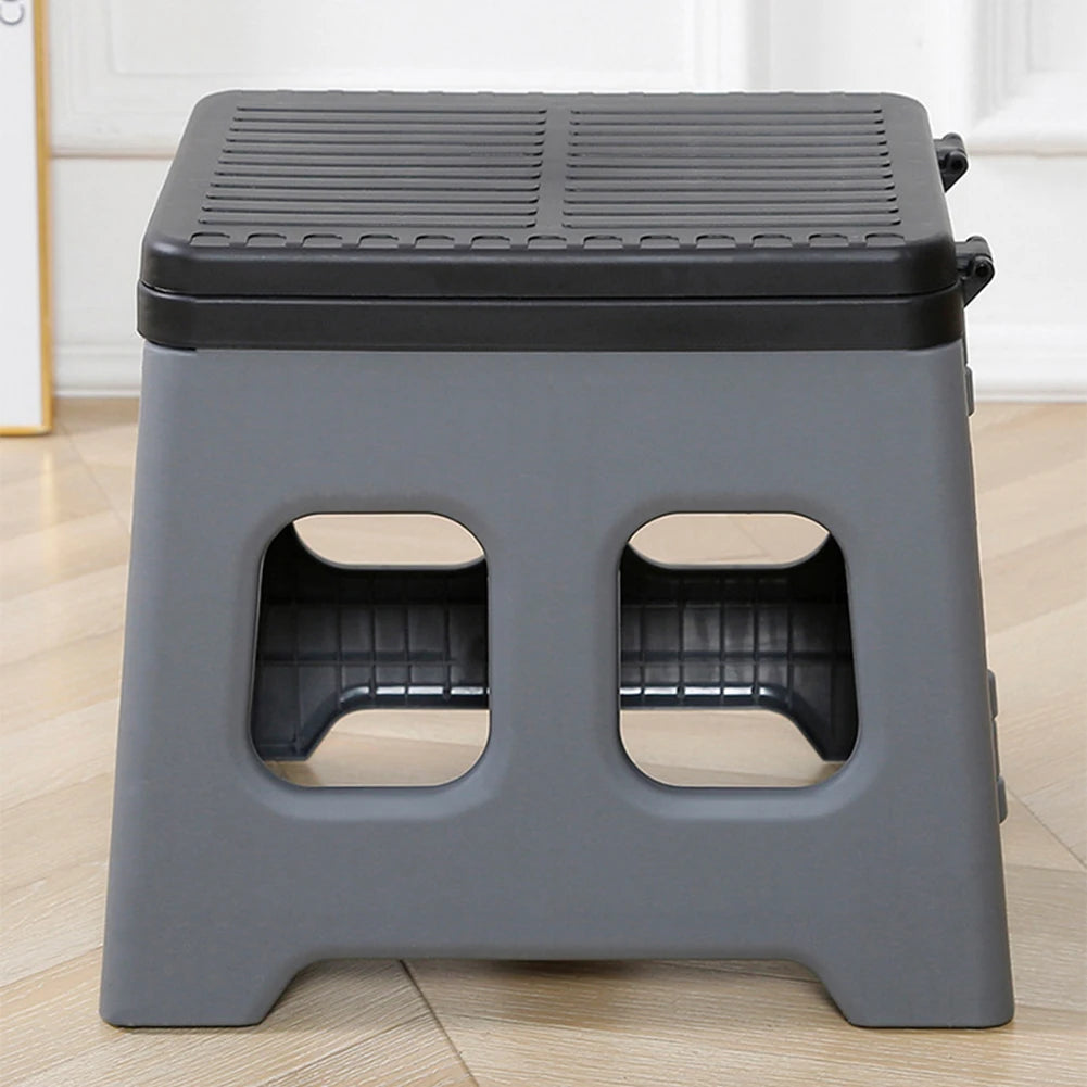 Portable Camping Toilet with Lid Foldable Outdoor Camp Toilet Multifunctional Folding Truck Toilet for Emergencies