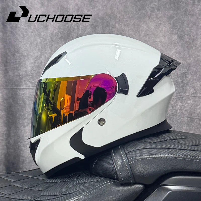 High Quality DOT Motorcycle Helmet Four Seasons Motocross Racing Modular Flip Up Casco Moto Unisex Off Road Helmet